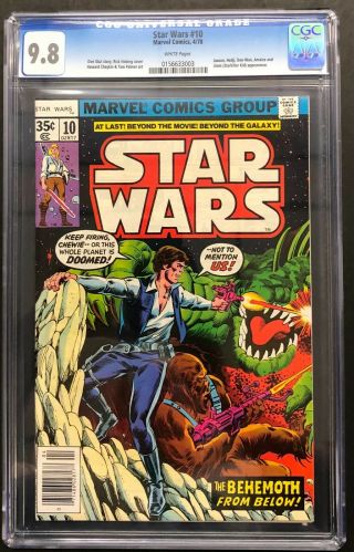 Star Wars (1977) 10 Cgc 9.  8 White Pages (015663303)