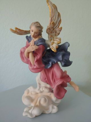 Franklin The Vatican Nativity Angel Lmt.  Edition Porcelain Figurine 9.  5 "