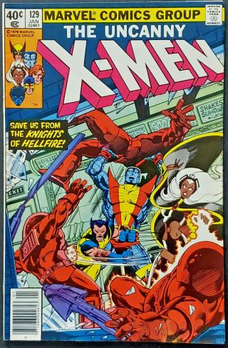 Uncanny X - Men 129 Fn/vf 7.  0 | 1st Kitty Pryde,  1st Emma Frost 1980 Bronze Key