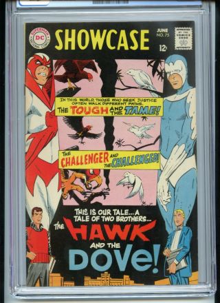 Showcase 75 Cgc 8.  0 White Pages 1st Hawk And Dove