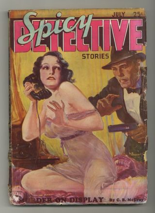 Spicy Detective Stories Pulp Jul 1934 Vol.  1 3 Fr 1.  0