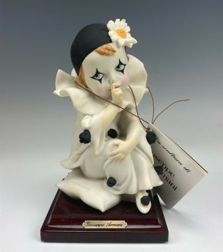 Giuseppe Armani Italy Pierrot Sucking His Finger 0750 - P Figurine Box & BSS 2