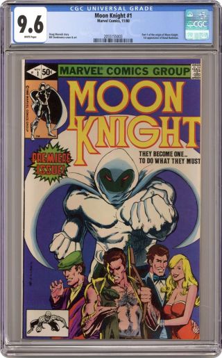 Moon Knight 1 Cgc 9.  6 1980 2055155003