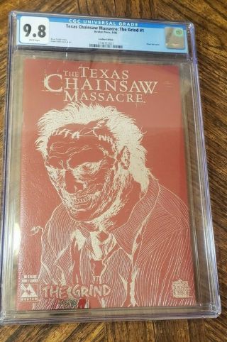 Cgc 9.  8 The Texas Chainsaw Massacre The Grind 1 Red Leather Cover My Last One