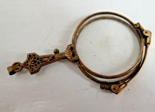 Antique Gold Plated Spring Loaded Lorgnettes