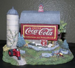 Franklin Rural Refreshment Barn & Tractor Collectible Box &