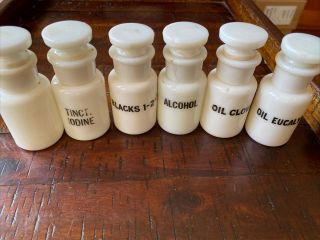 Antique Milk Glass Bottles Lee S Smith & Son - Pittsburgh Dentistry