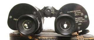 Awesome 1943 Us Navy Buships Mkxxxiii - Universal Camera Co Binoculars