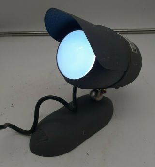 Vintage Bausch & Lomb Laboratory Lamp - Science Light Blue Lens