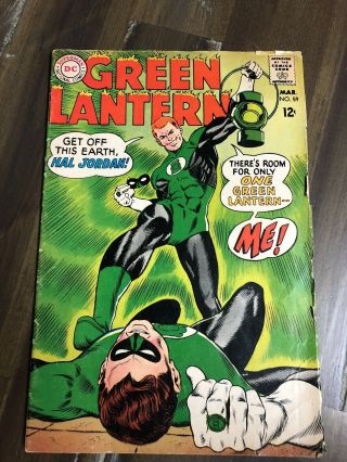 Green Lantern 59 Vg First Guy Gardner Silver Age Key Complete