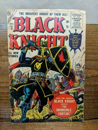 Black Knight 5 (atlas,  1955/1956) Stan Lee Joe Maneely Syd Shores