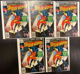 Spider - Woman 1 5 Copies Marvel 1978 Costume Debut