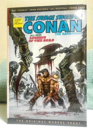 Savage Sword Of Conan Marvel Years Omnibus (hardcover Hc) Dm Cover