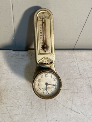 Minneapolis Honeywell Model 77 Heat Regulator Thermostat With Clock 8 Day 7jewel