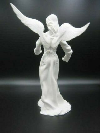 Boehm Bisque Porcelain Standing Angel Figurine Statue Made In USA Christian Era 3
