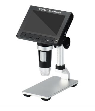 Usb Digital Electronic Microscope Dm4 4.  3 " Lcd Display Vga Microscope With Stand
