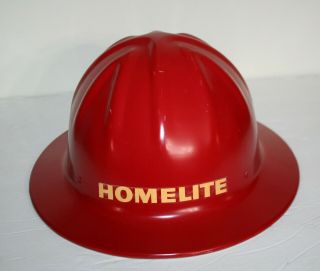 Vintage Metal Homelite Msa Mine Safety Hard Hat Helmet Mcdonald T Hat Aluminum