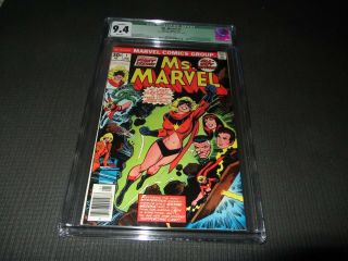 Ms.  Marvel 1 Cgc 9.  4 Qualified,  1st Carol Danvers As Ms.  Marvel (1977)