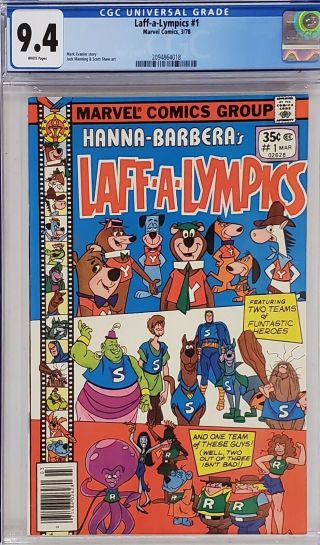Laff - A - Lympics 1 Cgc 9.  4 Hanna - Barbera Scooby - Doo White Pages