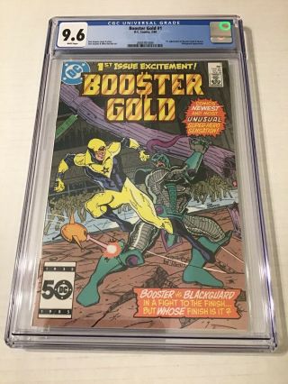 Booster Gold 1 Cgc 9.  6 (dc Comics 1986) First Appearance Of Booster Gold