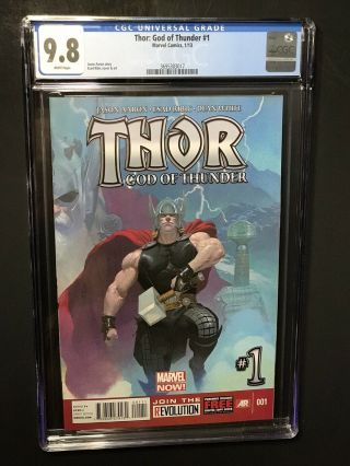 Thor God Of Thunder 1 Cgc 9.  8