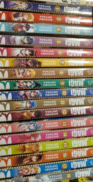 Magi The Labyrinth Of Magic Manga 1 - 18 (not Including 3)