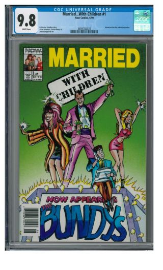 Married.  With Children 1 (1990) Key 1st Issue Now Comics Cgc 9.  8 Eb136
