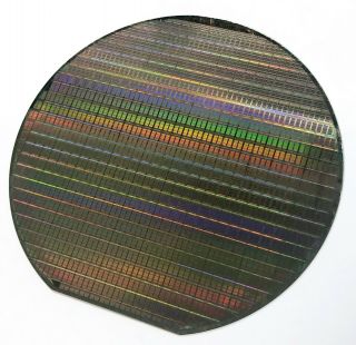Rare Ramtron Fm3803 Silicon Wafer - Feram,  6 ",  150mm,  Ferroelectric Ram,  2001