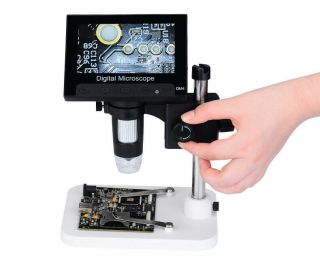 Digital Microscope Electronic 4.  3 Inch Hd Lcd Soldering Phone Repair Magnifier