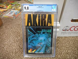 Akira 4 Cgc 9.  8 Marvel Epic 1988 Nm White Pgs Kiatsuhiro Otomo Cover Anime