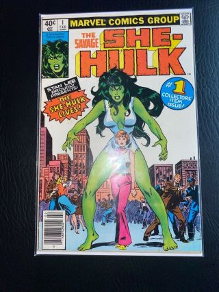 1979 The Savage She - Hulk 1 Comic Vf/nm - Newsstand Edition