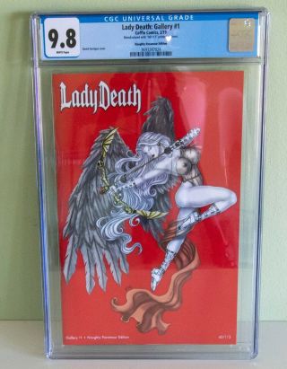 Lady Death Gallery 1 Naughty Paramour Edition Ltd 113 Cgc 9.  8
