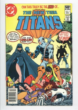 Teen Titans 2 Vol 1 Near Perfect 1st Deathstroke The Terminator
