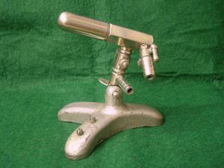 Vintage Glass Blowers Lamp.  (bench Standing Gas Torch) Gas & Air,  Articulated