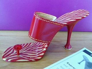 Just The Right Shoe - Wild Side Red & Gold,  Carlton Cards Exclusive 3