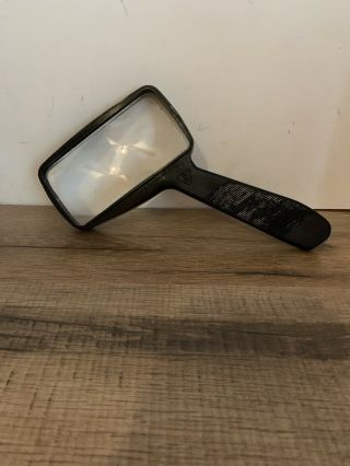 Vintage Bausch & Lomb Optical Company Black Reader Magnifying Glass