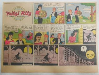 (45, ) Nancy Sunday Pages By Ernie Bushmiller From 1940 