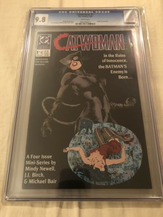 Catwoman 1 Cgc 9.  8 1989 1st Solo Series