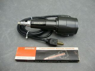 Vintage Bruning 87 - 201 Electric Drafting Eraser