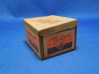Vintage Atlas Powder Co Blasting Caps No 6 Steel Box 3