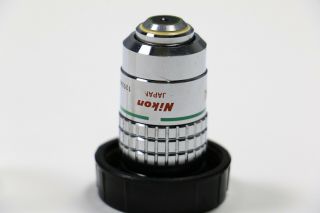 Nikon Plan 20x/0.  50 Ph2 Dl 160/0.  17 Microscope Objective Lens