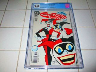 Gotham Girls 3 Cgc 9.  8 White Pages Classic Harley Quinn Cover Shane Glines
