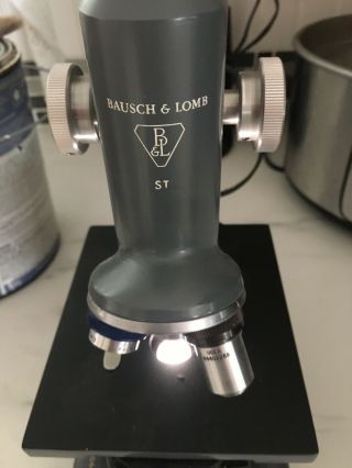Bausch & Lomb St Microscope With 4 Objectives 4x 10x 4x 43x