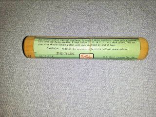 Smallpox vaccine wooden tube 1959 3
