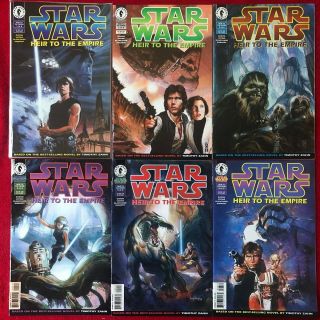Star Wars Heir To The Empire 1 2 3 4 5 6 Set / Dark Horse Comics