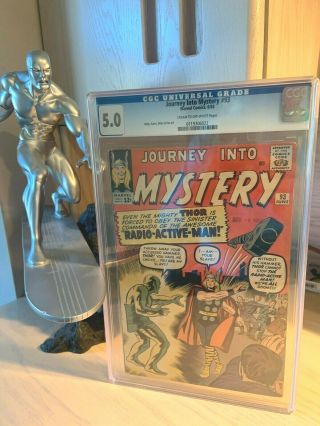 Journey Into Mystery 93 Thor Cgc 5.  0 Cream/ow Pages Classic Marvel Kirby 1963