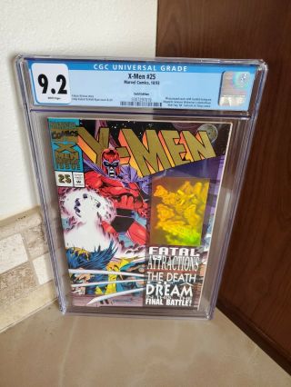 X - Men 25 Cgc 9.  2 Gold Edition White Pages