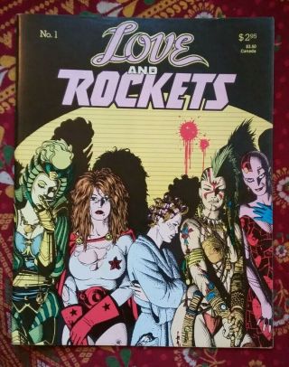Love And Rockets 1 1982,  Fantagraphics First Print Fall 1982 Rare Nm Comic Book