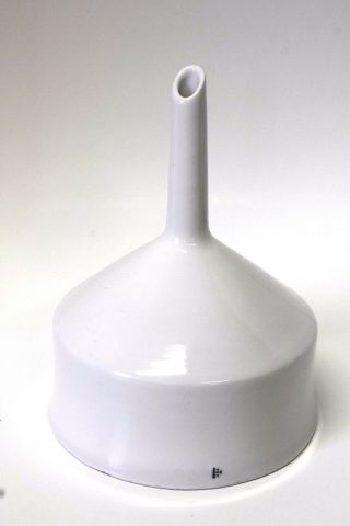 Vintage Coors Buchner Porcelain Funnel Strainer Lab Apothecary Decor Repurpose