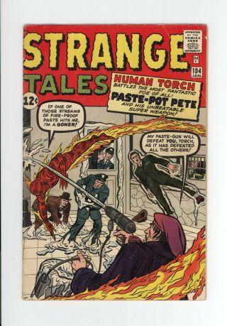 Strange Tales 104 Vg/fn Fantastic Four - Great Cover & Art By Jack Kirby